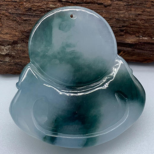 派瑞翡翠 翡翠佛 糯种 飘花 商品图2