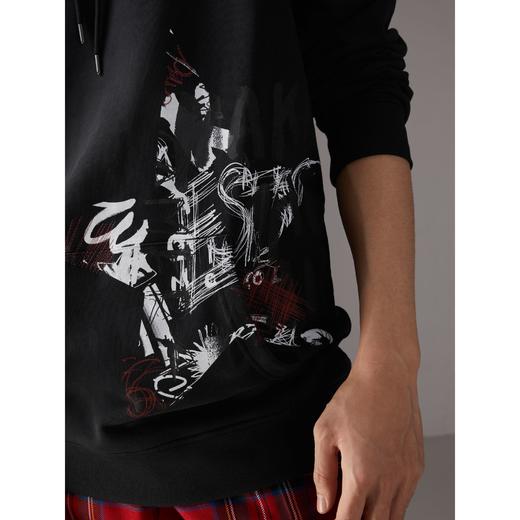 BBR X KR1S WU HOODED 重水洗 水墨印花 毛圈套头卫衣帽衫 WY307 商品图4
