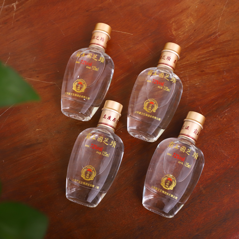 72度霸王国芝头酒 125ml*4瓶礼盒装