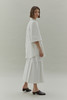 Low Classic 20SS 白色/烟粉色弧形剪裁衬衫 商品缩略图3