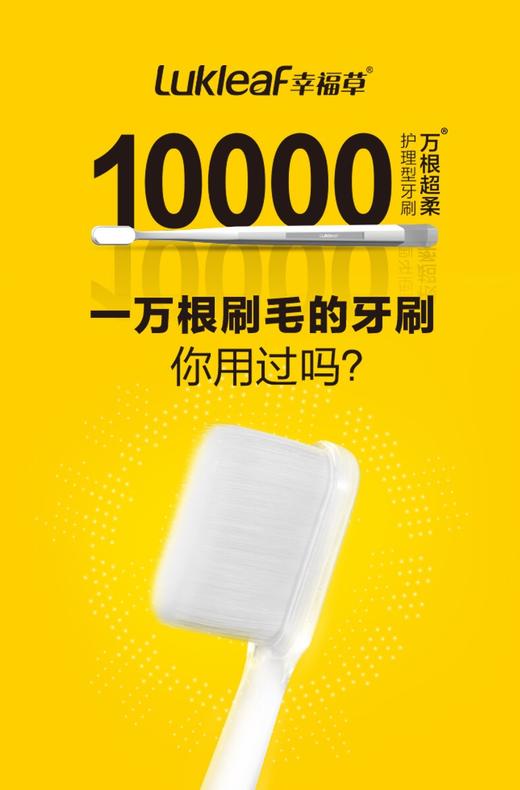 幸福草万根超柔护理型成人牙刷（灵动型）双支装 商品图2