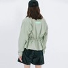 Roaringwild/咆哮野兽SS20 
  012010101浅灰绿束腰乱褶工装女式夹克 商品缩略图3