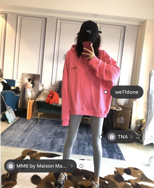 平价高阶！TNA Cropped高腰款九分打底裤 商品图4