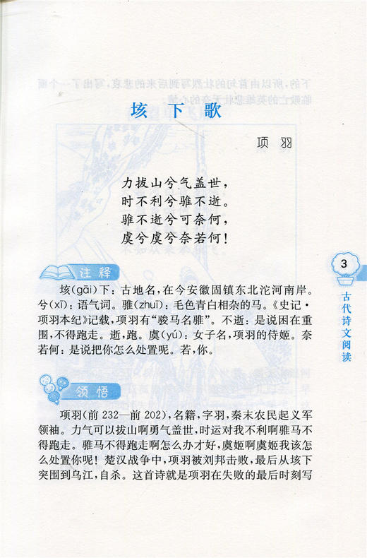 语文综合阅读4下 升级版 四年级下册 小学语文新版配套读本古诗文阅读 学古诗看译文配插图 熟读背诵古诗文 商品图8