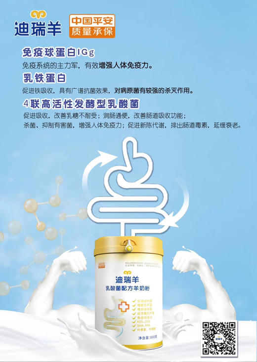 迪瑞羊乳酸菌配方羊奶粉 商品图3