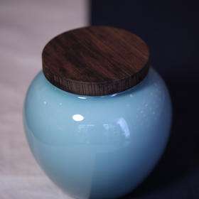 澜沧古茶茶具【龙泉青瓷藏养罐大号】可装450克左右 不含茶叶