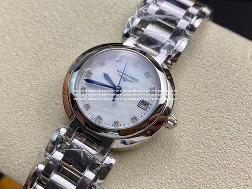 全套包装 钻面石英款，浪琴心月 L81104876，最牛硬货！不要保卡可专柜付费维修！经典不败的浪琴系列-休闲时尚女士石英腕表，体现了以飞翼沙漏标志而闻名于世的浪琴品牌最古老的制造美学，圆润皎洁的明月 商品图1