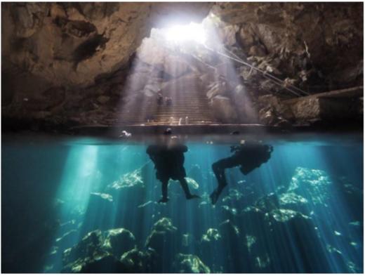 【行程】潜在山水之间，一路嗦粉到都安，感受天坑别样水下魅力 商品图0