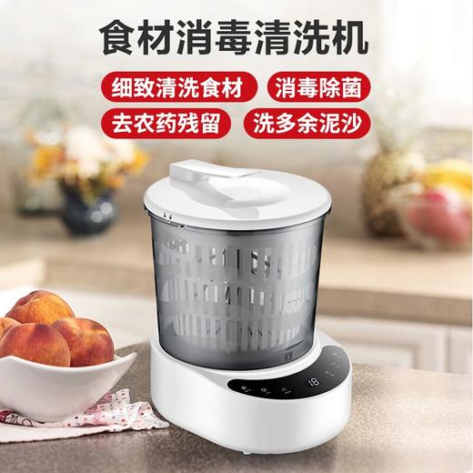 优食洗菜机果蔬清洗家用全自动水果解毒消毒食材净化器果蔬清洗机净化机 US-W01 商品图0