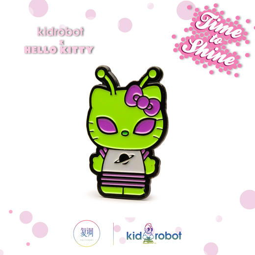 Kidrobot 三丽鸥 Hello Kitty徽章 闪耀时刻系列盲盒 Hello Kitty Time to Shine Pins 商品图4