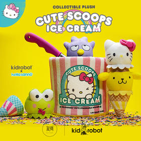 Kidrobot 三丽鸥 甜筒毛绒 Hello Sanrio Medium Plush Ice Cream Scoops