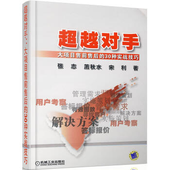 超越对手：大项目售前售后的30种实战技巧 商品图0