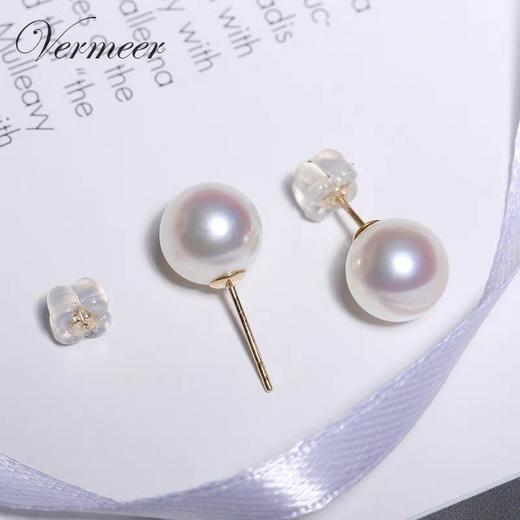 基础经典珍珠耳钉C7.5-8mm 商品图1