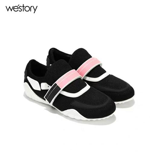 westory2020春季新品小白鞋女鞋厚底老爹鞋休闲鞋运动W283M70011 商品图1