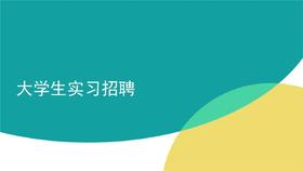实习生招聘计划