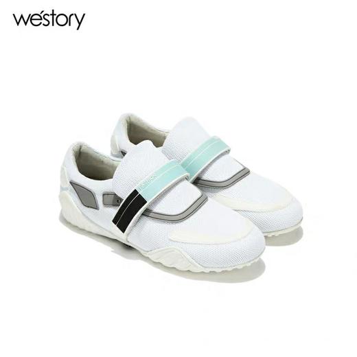 westory2020春季新品小白鞋女鞋厚底老爹鞋休闲鞋运动W283M70011 商品图4