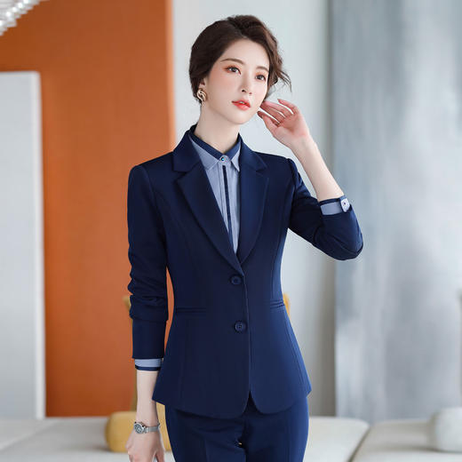 LL-20912时尚气质灰色职业西装套装 商品图1