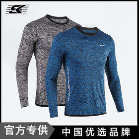 运动健身服男 户外跑步长袖衣秋冬篮球瑜伽运动服饰上衣