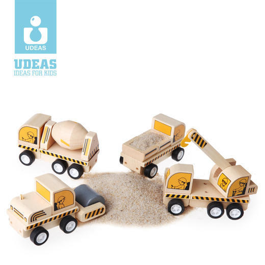 UDEAS品牌木制玩具-变换组合车 商品图1