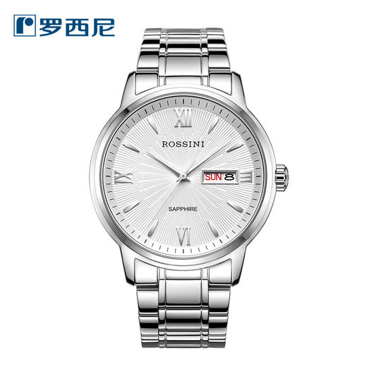 罗西尼5723 W01A手表情侣石英表防水正品双历时尚潮流休闲商务 商品图0