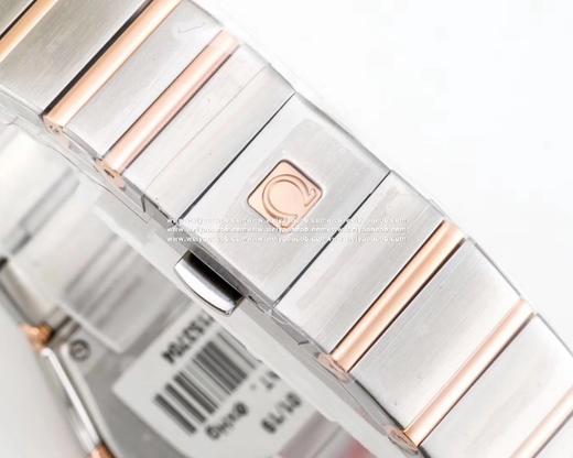 【SSS最新升级版】星座系列27MM、修正圈口罗马字体做法及后盖天文台认证浮雕图案细节;表带扣面logo采用烧焊工艺.彻底解决logo脱掉，内部依旧搭载了欧家1376正品机芯！真正意义上给 商品图7