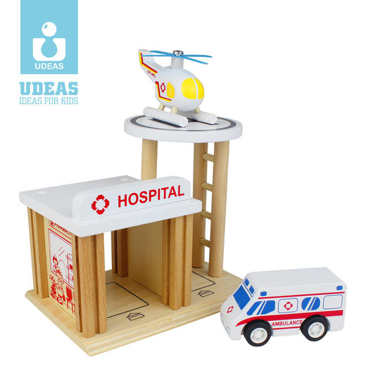 UDEAS品牌木制积木城市系列 商品图6