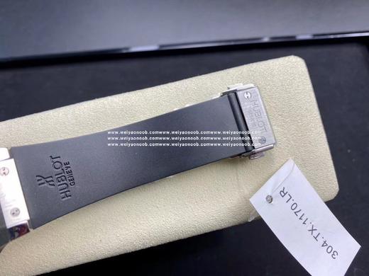 恒宝Hublot.V3升级版 大爆炸系列 真陀飞轮（升级如下：升级使用原装壳套起模壳身，侧耳不再使用塑料，搭配升级版真陀飞轮心脏，加强防震，解决了市场普通版本“缝合度不高有缝隙、机芯返修率高”的问题， 商品图7