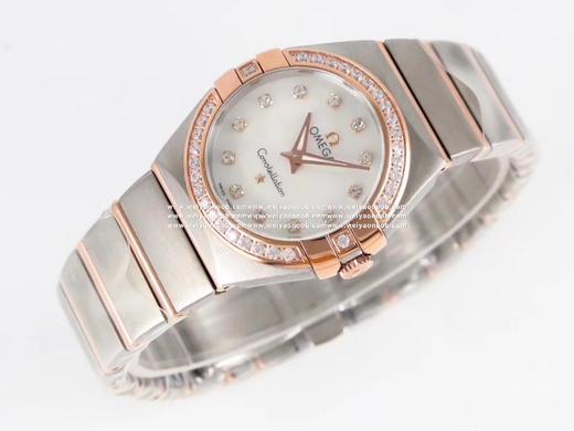 【SSS最新升级版】星座系列27MM、修正圈口罗马字体做法及后盖天文台认证浮雕图案细节;表带扣面logo采用烧焊工艺.彻底解决logo脱掉，内部依旧搭载了欧家1376正品机芯！真正意义上给 商品图8