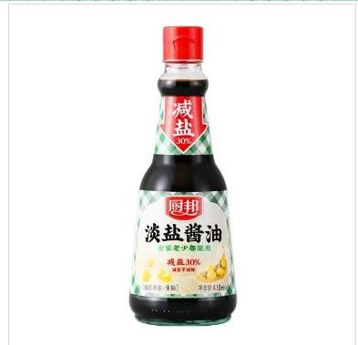 厨邦淡盐酱油410ml 商品图0