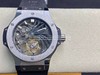 恒宝Hublot.V3升级版 大爆炸系列 真陀飞轮（升级如下：升级使用原装壳套起模壳身，侧耳不再使用塑料，搭配升级版真陀飞轮心脏，加强防震，解决了市场普通版本“缝合度不高有缝隙、机芯返修率高”的问题， 商品缩略图0