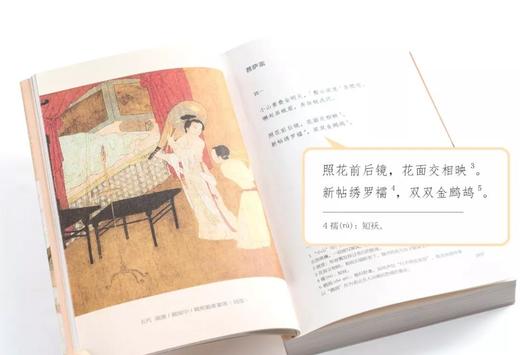 新版全新《花间集》（注释绘图版）赠送精美书签 商品图3