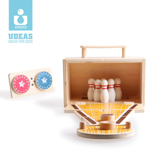 UDEAS品牌木制运动系列玩具-保龄球 商品图4