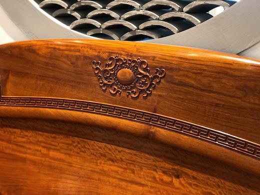 红桥红 家具严选  缅甸花梨(大果紫檀）  【如意素靠背沙发八件套】 商品图4