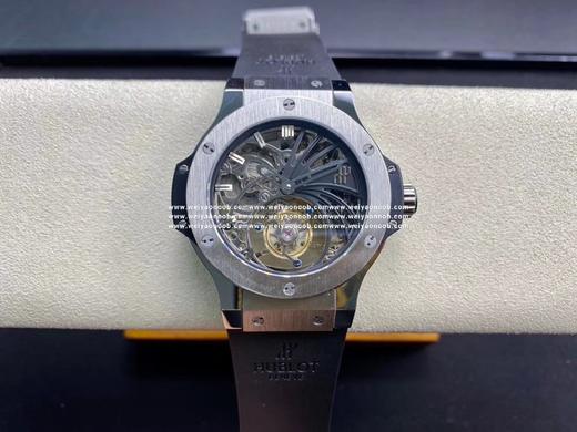 恒宝Hublot.V3升级版 大爆炸系列 真陀飞轮（升级如下：升级使用原装壳套起模壳身，侧耳不再使用塑料，搭配升级版真陀飞轮心脏，加强防震，解决了市场普通版本“缝合度不高有缝隙、机芯返修率高”的问题， 商品图3