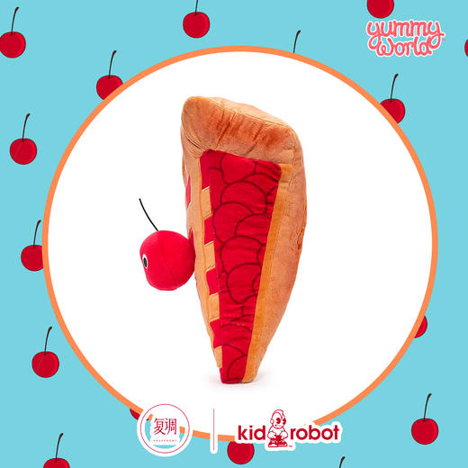 Kidrobot 美味世界系列毛绒玩具 樱桃派 Yummy World Carlie Cherry Pie  Medium 商品图4