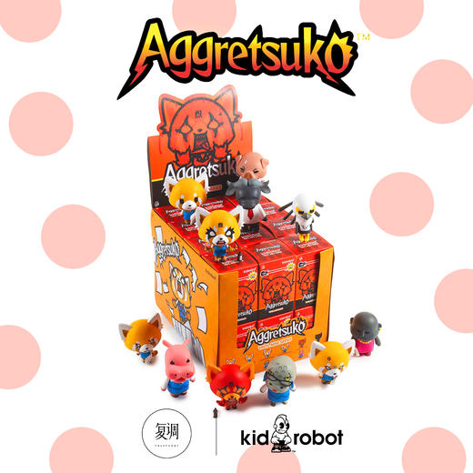 Kidrobot 三丽鸥 烈子系列盲盒 Aggretsuko Blind Box Mini Series 商品图4