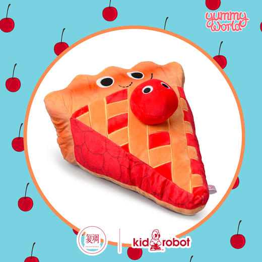 Kidrobot 美味世界系列毛绒玩具 樱桃派 Yummy World Carlie Cherry Pie  Medium 商品图1