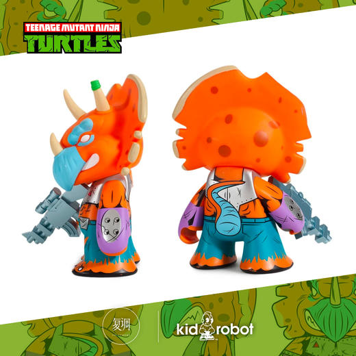 现货 Kidrobot 忍者神龟TMNT Triceraton 限定版 商品图2