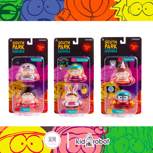 Kidrobot 南方公园 多面卡特曼 South Park The Many Face Of Cartman 商品图0