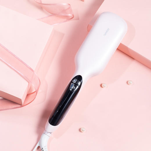 雷瓦（RIWA） 液晶显示温控调节 蛋卷卷发器恒温大卷 粉红色Z6 商品图6