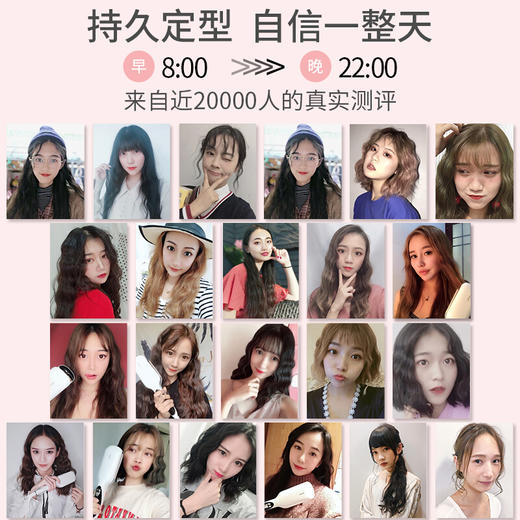 雷瓦（RIWA） 液晶显示温控调节 蛋卷卷发器恒温大卷 粉红色Z6 商品图2