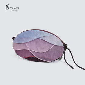 TANGY Collection天意柯纱吊染莨绸椭圆手拿包