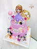 1027 CAKE| 双层 索菲亚小公主 米奇米妮主题 紫色系 商品缩略图0