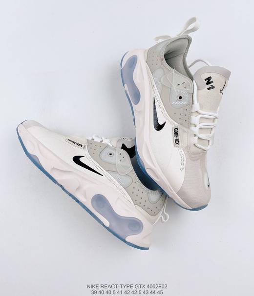 耐克Nike React-Type GTX瑞亚N.354联名白蓝休闲缓震运动慢跑鞋 商品图2