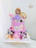 1027 CAKE| 双层 索菲亚小公主 米奇米妮主题 紫色系 商品缩略图3