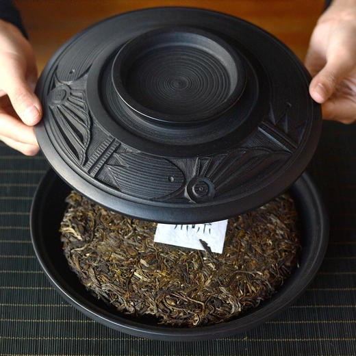 【黑陶茶盒】非遗大师柴火烧，存茶最陈香 商品图0