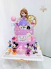 1027 CAKE| 双层 索菲亚小公主 米奇米妮主题 紫色系 商品缩略图1