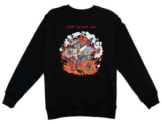 CLAUTO 2020春季新品 JDM主题纯棉圆领薄款卫衣 商品图4