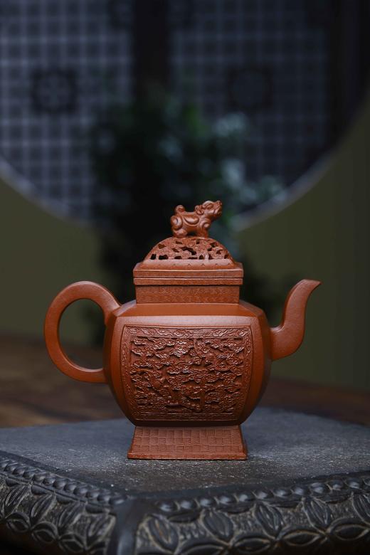 【镂空鼎方】作者：吕永勤 泥料：底槽清 容量：400cc 商品图5
