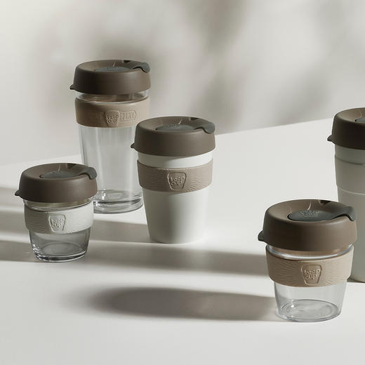 澳洲Keepcup 便携随身玻璃咖啡杯340ml/227ml 商品图1